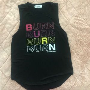 Burn Boot Camp black/multi Burn tank